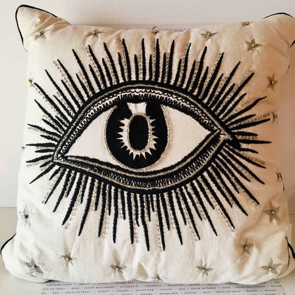eye throw pillow